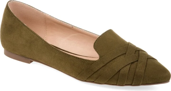 Journee Collection Women's Mindee Pointed Toe Flats