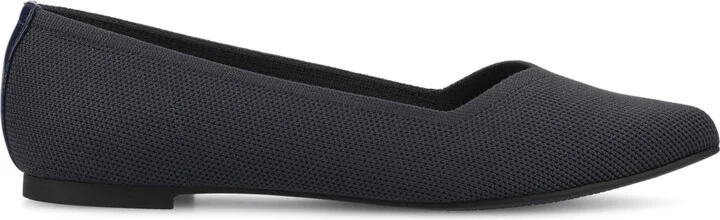 Journee Collection Women's Minnah Knit Pointed Toe Dress Flats - Image 6