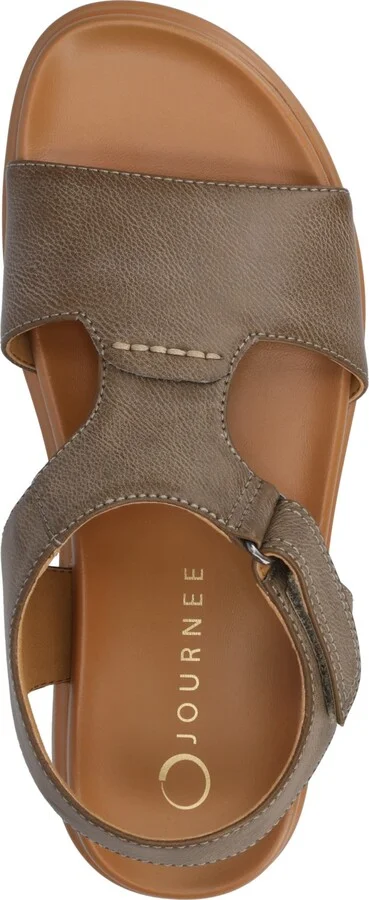 Journee Collection Women's Mira Footbed Flat Sandals - Image 4