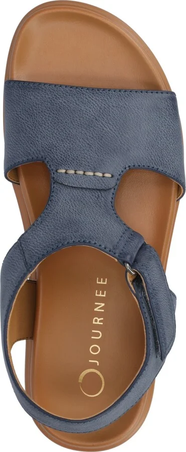 Journee Collection Women's Mira Footbed Flat Sandals - Image 9