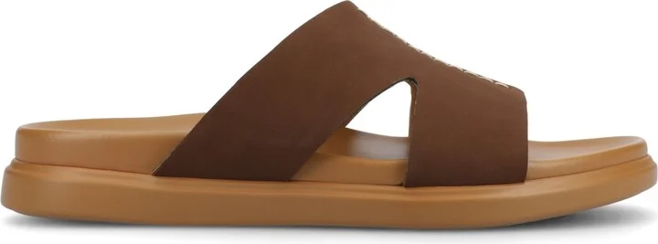 Journee Collection Women's Misey Footbed Slide Flat Sandals - Image 2