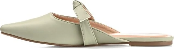 Journee Collection Women's Missie Slip On Square Toe Mules Flats Grey - Image 5