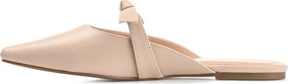 Journee Collection Women's Missie Slip On Square Toe Mules Flats Grey - Image 8