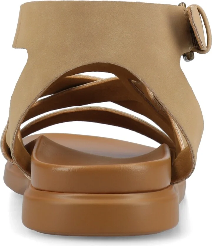 Journee Collection Women's Mistee Strappy Fisherman Flat Sandals - Image 3