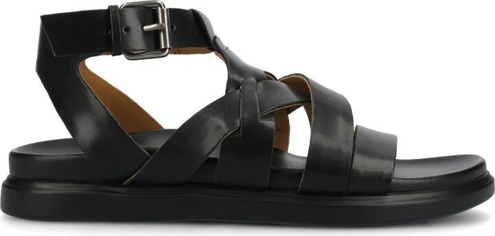 Journee Collection Women's Mistee Strappy Fisherman Flat Sandals - Image 7