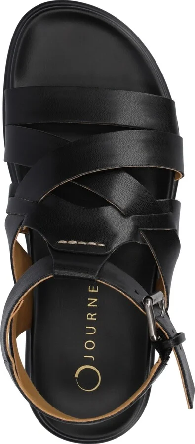 Journee Collection Women's Mistee Strappy Fisherman Flat Sandals - Image 9