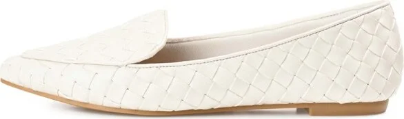 Journee Collection Women's Misty Slip On Pointed Toe Loafer Flats Blush - Image 3