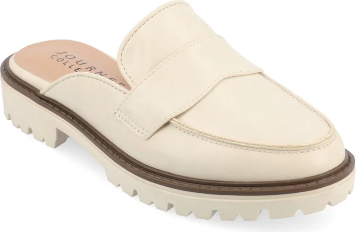 Journee Collection Women's Miycah Slip On Mule Flats