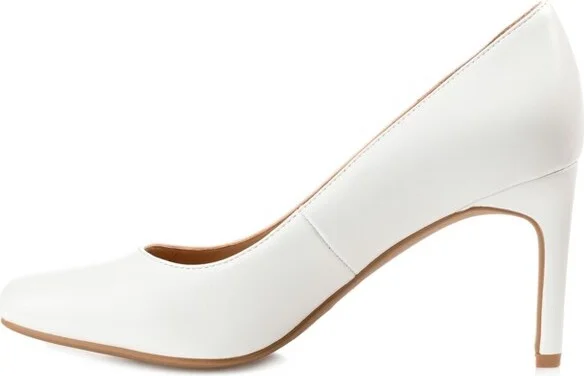 Journee Collection Women's Monalee Square Toe Mid Heel Pumps Brown - Image 7