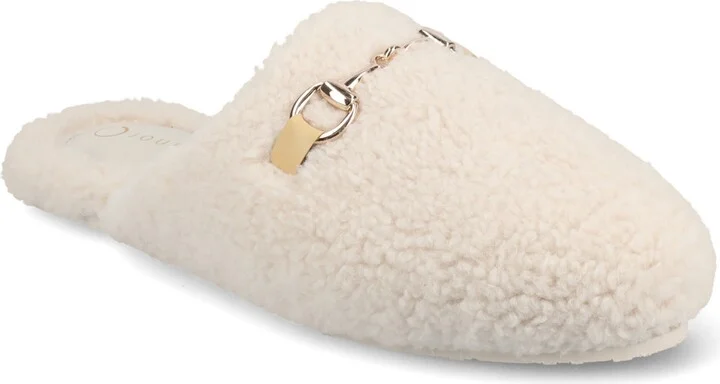Journee Collection Women's Monnroe Round Toe Slippers