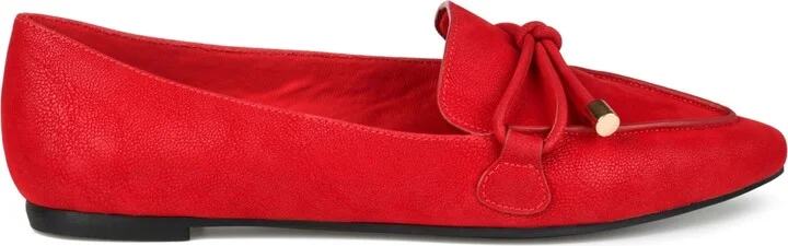 Journee Collection Women's Muriel Bow Detail Pointed Toe Flats - Image 7