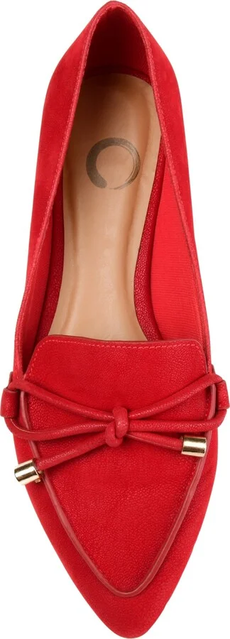 Journee Collection Women's Muriel Bow Detail Pointed Toe Flats - Image 9
