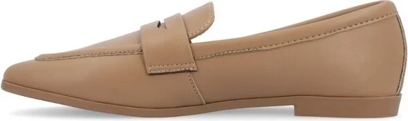 Journee Collection Women's Myeesha Loafer Slip On Square Toe Flats Grey - Image 7