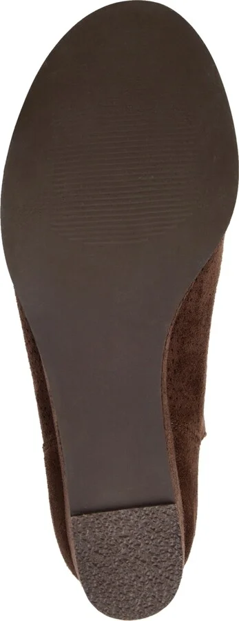 Journee Collection Women's Mylee Perforated Wedge Ankle Booties - Image 8