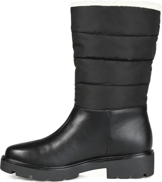 Journee Collection Womens Nadine Tru Comfort Foam Block Heel Winter Boots, Black - Image 2
