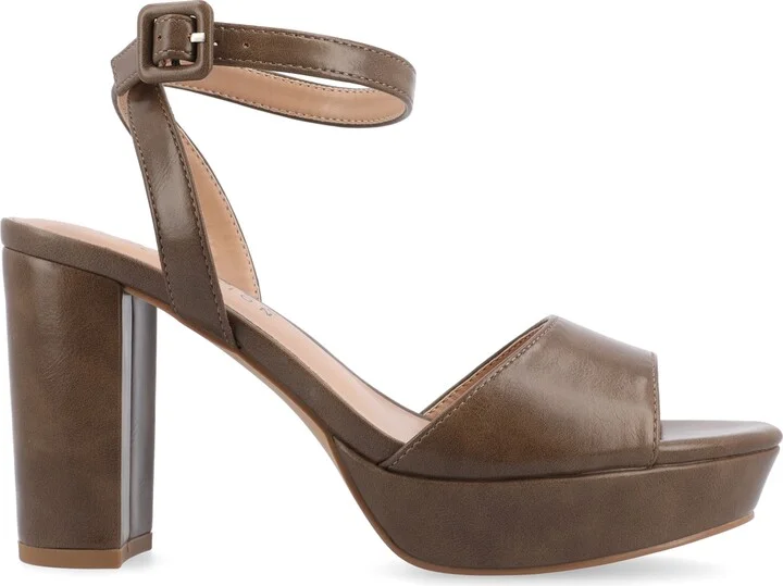 Journee Collection Women's Nairri Platform Block Heel Dress Sandals - Image 2