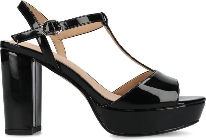 Journee Collection Women's Nalie T-Strap Platform Dress Sandals - Image 2