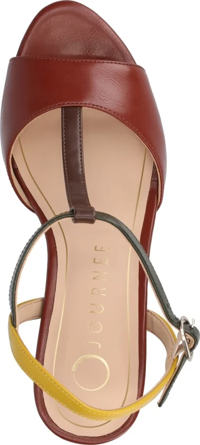 Journee Collection Women's Nalie T-Strap Platform Dress Sandals - Image 8