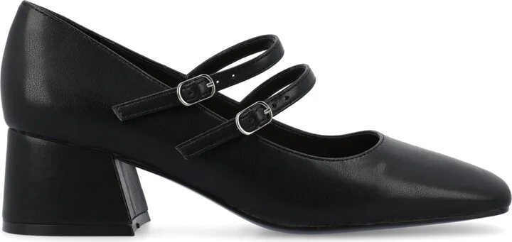 Journee Collection Women's Nally Double Strap Mary Jane Pumps - Image 2
