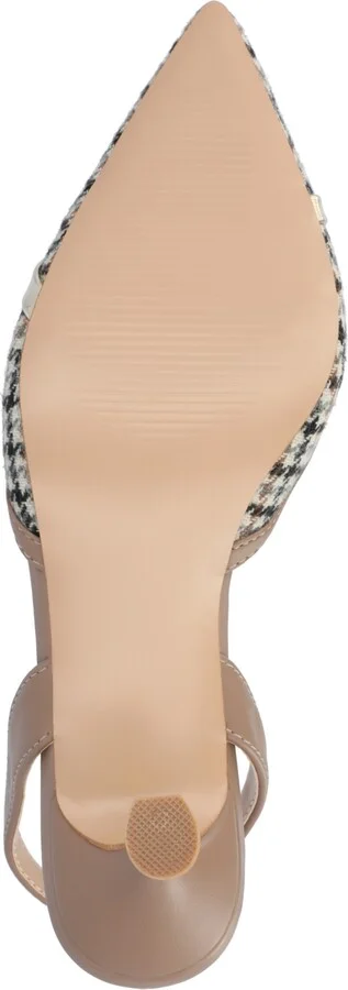 Journee Collection Women's Nellia Slingback Kitten Heel Pumps - Image 5