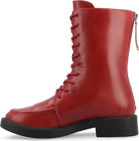 Journee Collection Women's Nikks Booties Cognac - Image 6
