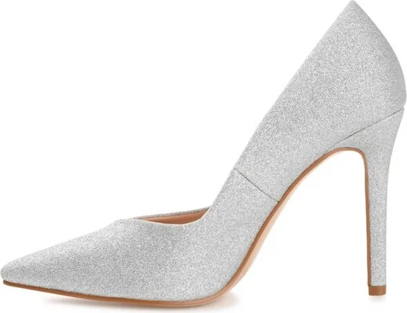Journee Collection Women's Ninna Slip On High Stiletto Pointed Toe Pumps Tan - Image 4