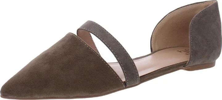 Journee Collection Womens Nita Flat Olive 8.5 M