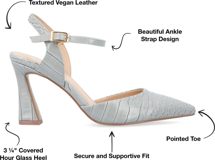 Journee Collection Women's Nixey Pointed Toe Heels - Image 6