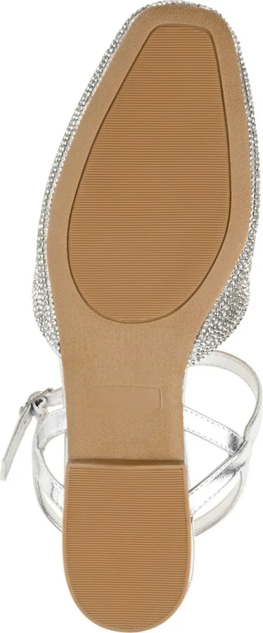 Journee Collection Women's Nysha Rhinestone Flats - Image 5