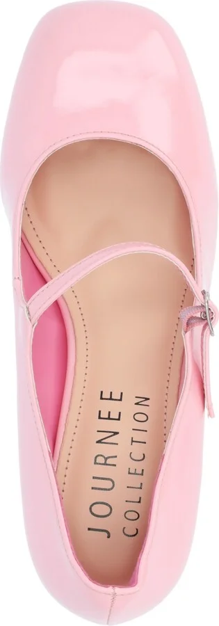 Journee Collection Women's Okenna Mary Jane Block Heel Pumps - Image 5