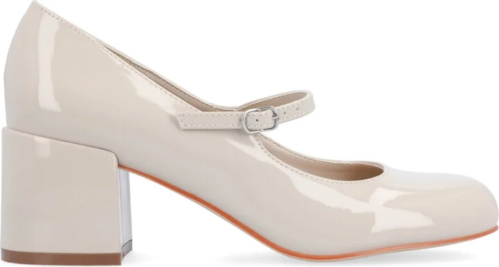 Journee Collection Women's Okenna Mary Jane Block Heel Pumps - Image 7