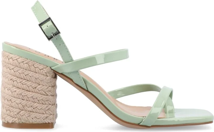 Journee Collection Women's Olivina Espadrille Block Heel Strappy Sandals - Image 2