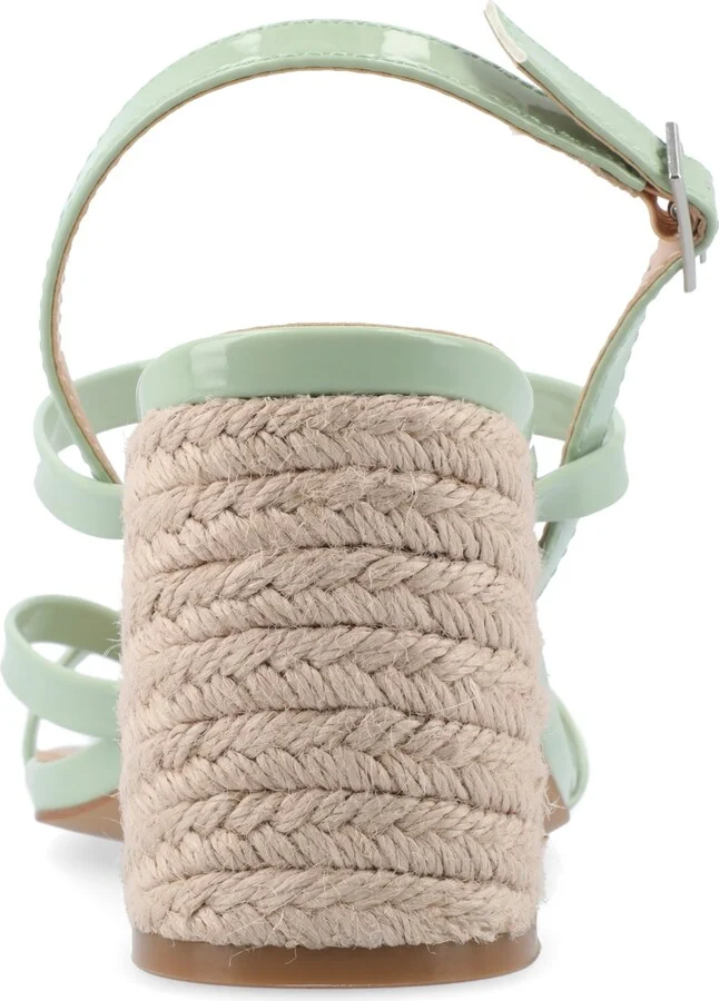 Journee Collection Women's Olivina Espadrille Block Heel Strappy Sandals - Image 3