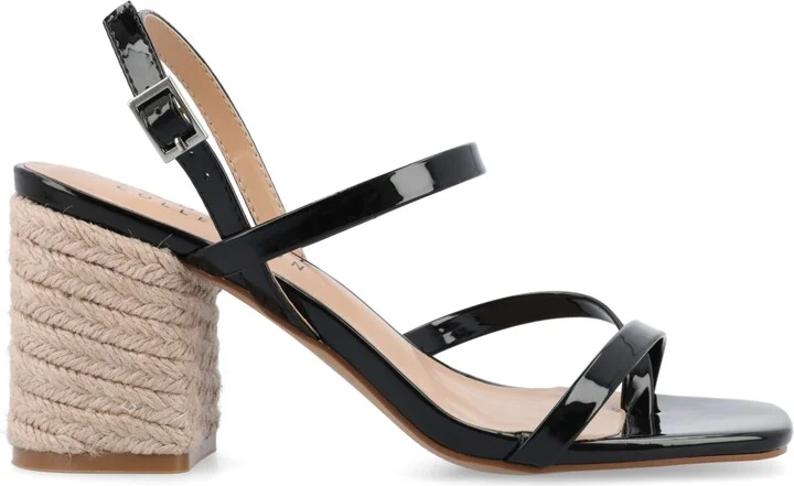 Journee Collection Women's Olivina Espadrille Block Heel Strappy Sandals - Image 6