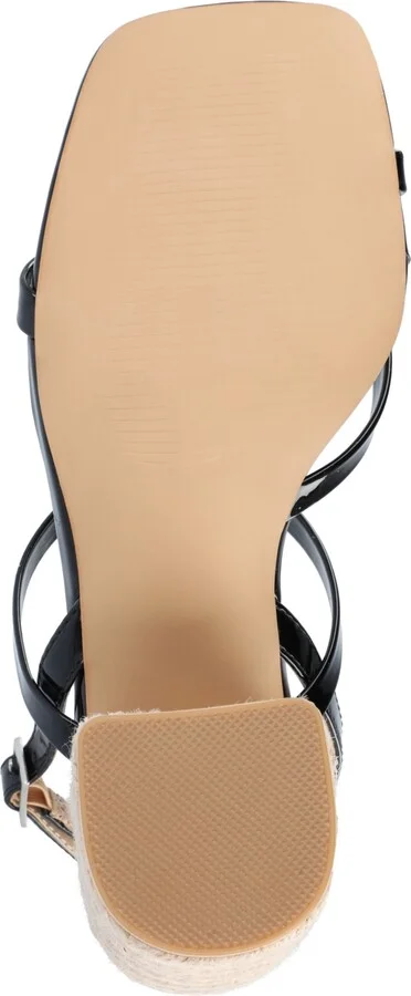 Journee Collection Women's Olivina Espadrille Block Heel Strappy Sandals - Image 9