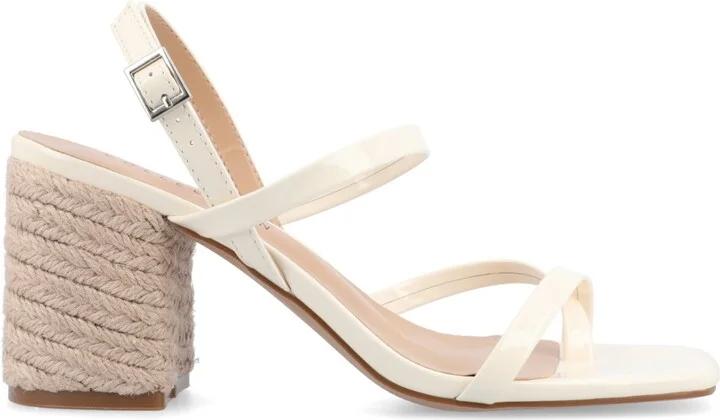 Journee Collection Women's Olivina Espadrille Block Heel Strappy Sandals - Image 11