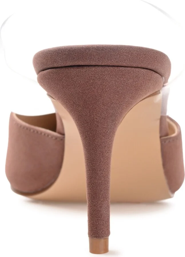 Journee Collection Women's Ollie Lucite Strap Heels - Image 3