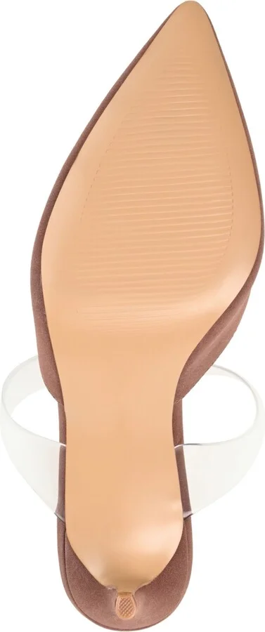 Journee Collection Women's Ollie Lucite Strap Heels - Image 5