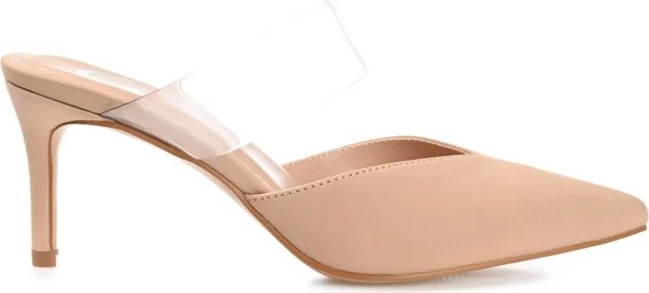Journee Collection Women's Ollie Lucite Strap Heels - Image 6