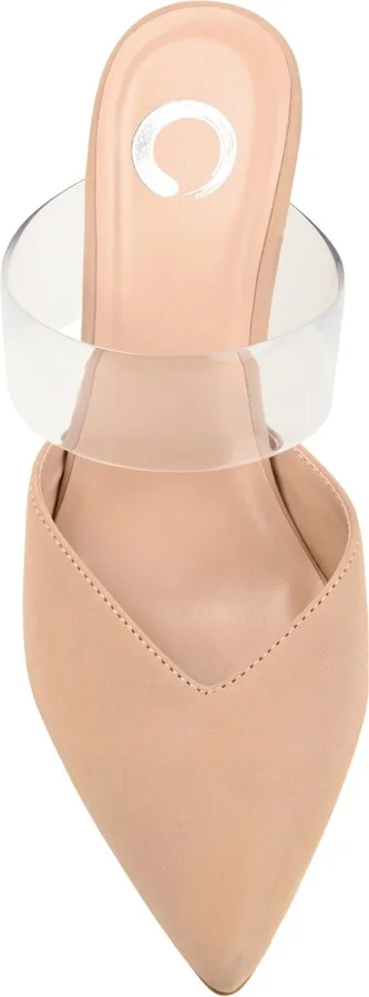 Journee Collection Women's Ollie Lucite Strap Heels - Image 8