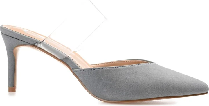 Journee Collection Women's Ollie Lucite Strap Heels - Image 10