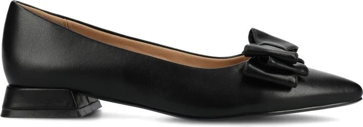 Journee Collection Women's Ophelia Bow Low Block Heel Dress Flats - Image 2