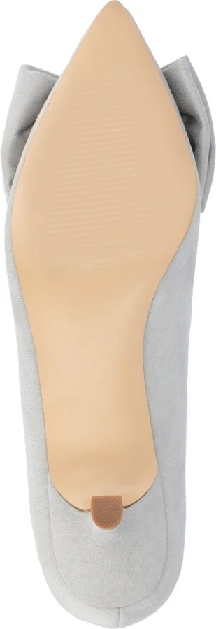 Journee Collection Women's Orana Wide Width Pointed Toe Kitten Heel Pumps - Image 9
