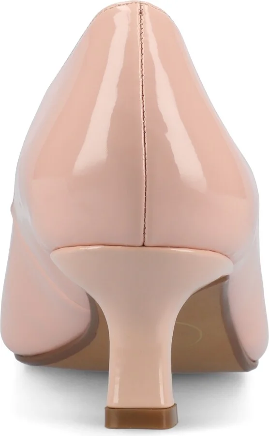 Journee Collection Women's Pammie Pointed Toe Kitten Heel Dress Pumps - Image 11