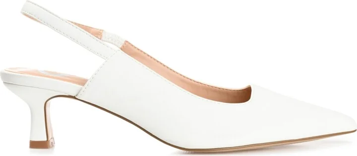 Journee Collection Women's Paulina Pointed Toe Slingback Pumps - Image 2