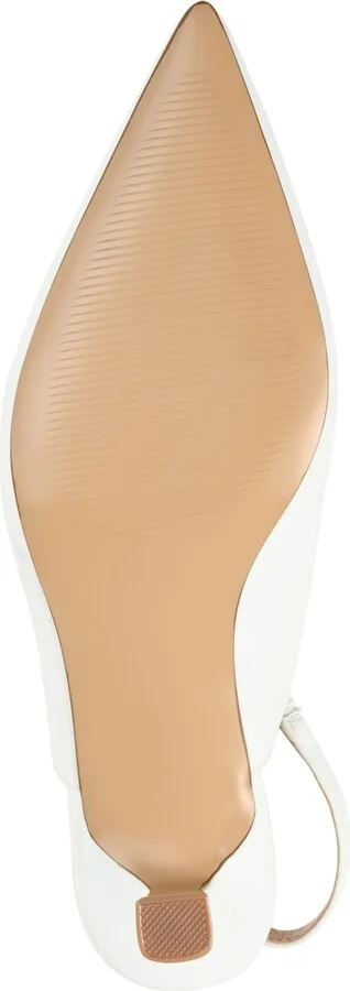 Journee Collection Women's Paulina Pointed Toe Slingback Pumps - Image 5