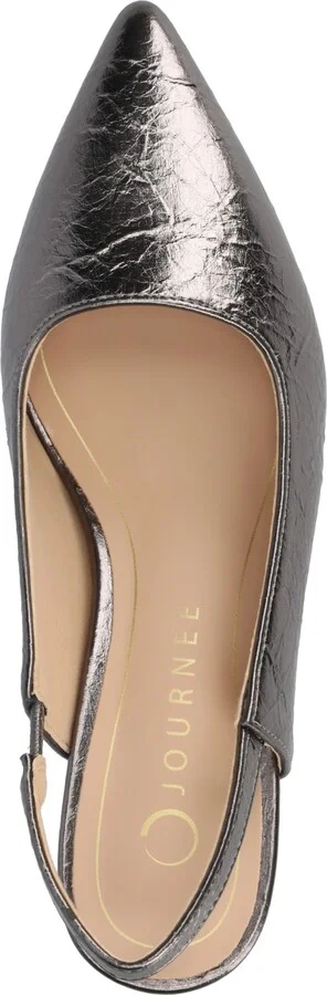 Journee Collection Women's Paulina Pointed Toe Slingback Pumps - Image 8
