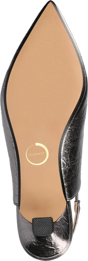 Journee Collection Women's Paulina Pointed Toe Slingback Pumps - Image 9