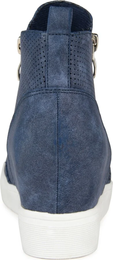 Journee Collection Women's Pennelope Wedge Sneakers - Image 7