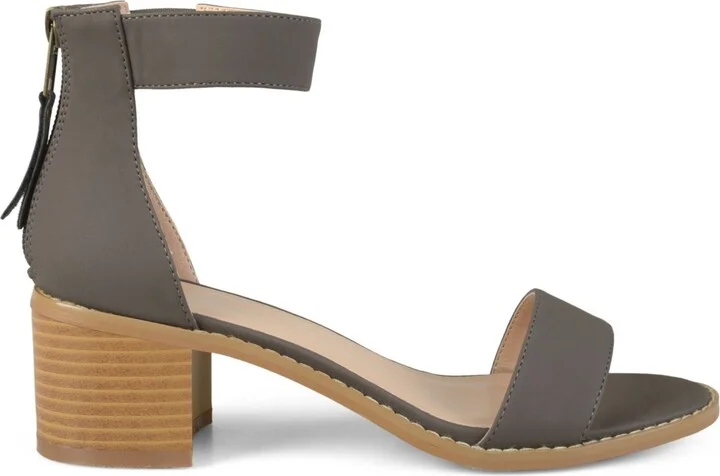 Journee Collection Women's Percy Block Heel Sandals - Image 7